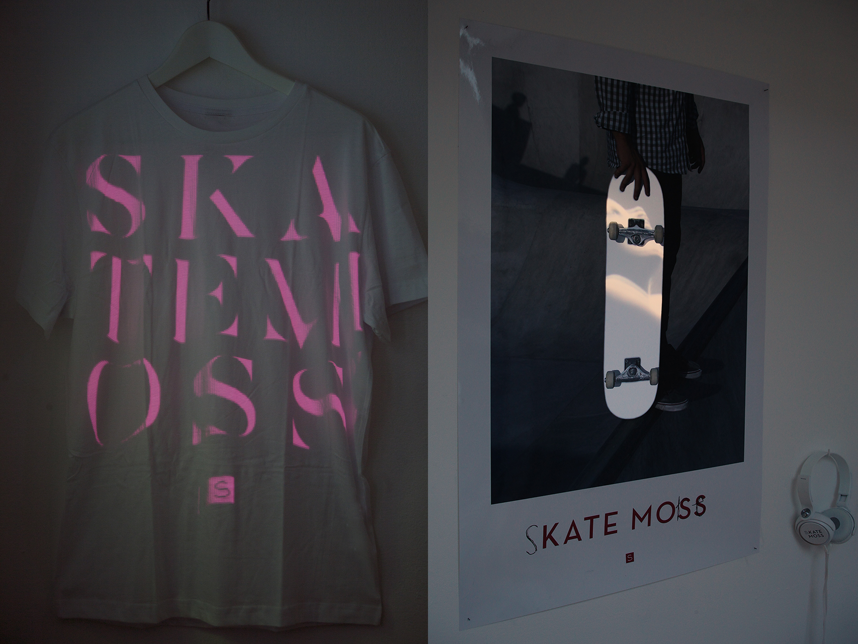 Skate Moss Board Show t-shirt poster
